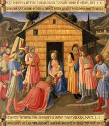La Adoración de los Magos (detalle)